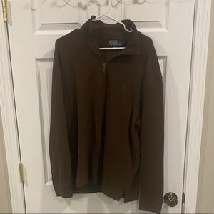 Polo 1/4 Zip Sweater Sz L